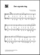 Den Signade Dag SSAA choral sheet music cover